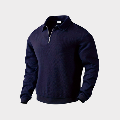 Koen | Classic Warm Quarter Zip Sweater for Men