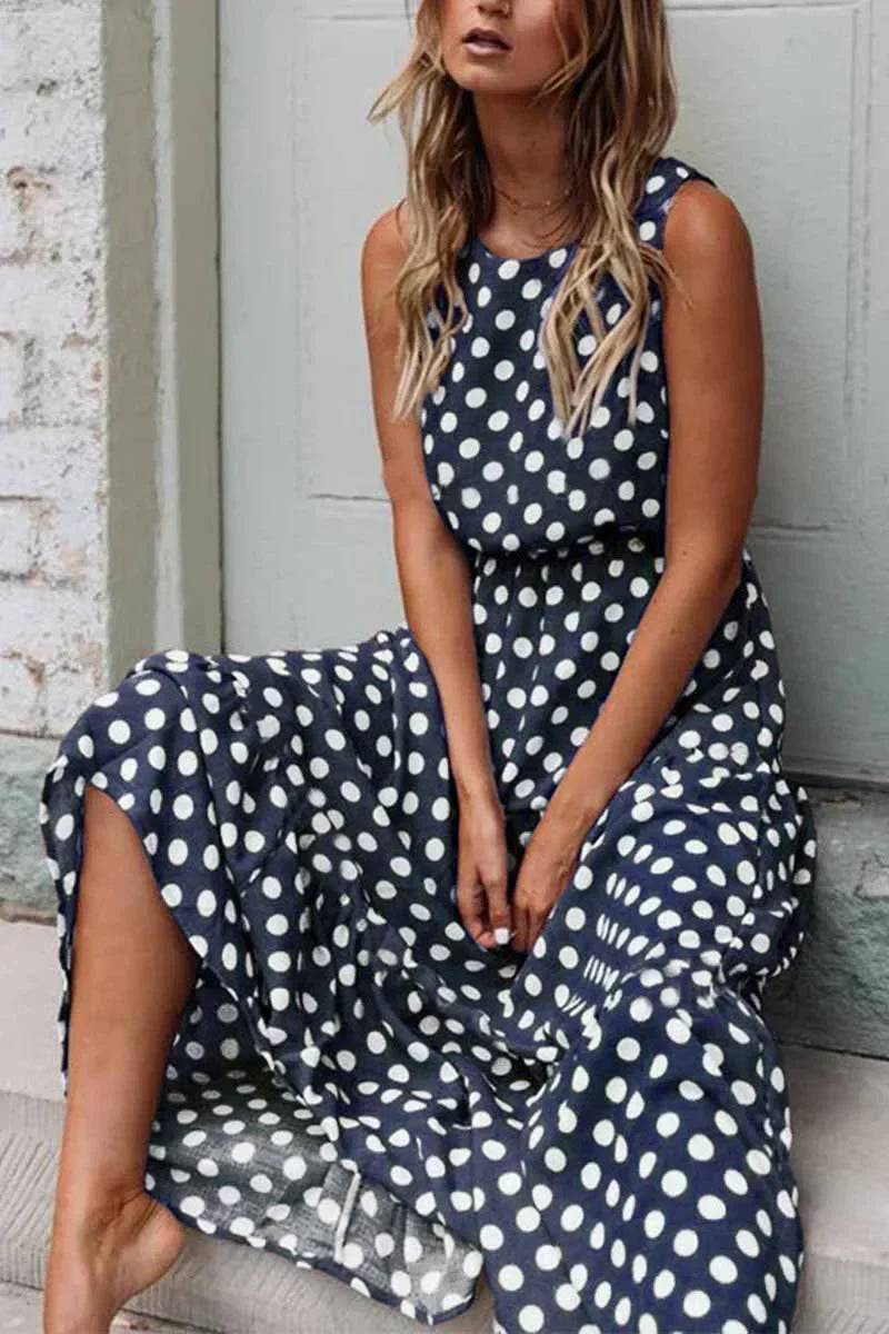 Relaxed Fit Floral Long Dress for Ladies