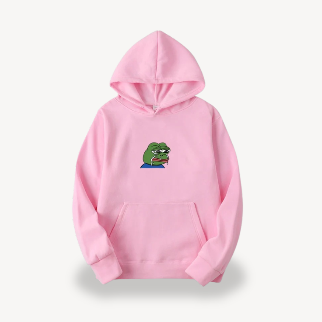 Funny Pepe Frog Mens Sweatshirt Hoodie
