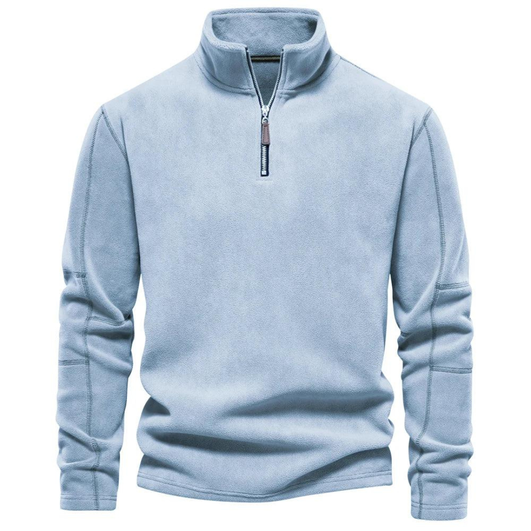 Men's Padded Fleece Neck Sweater