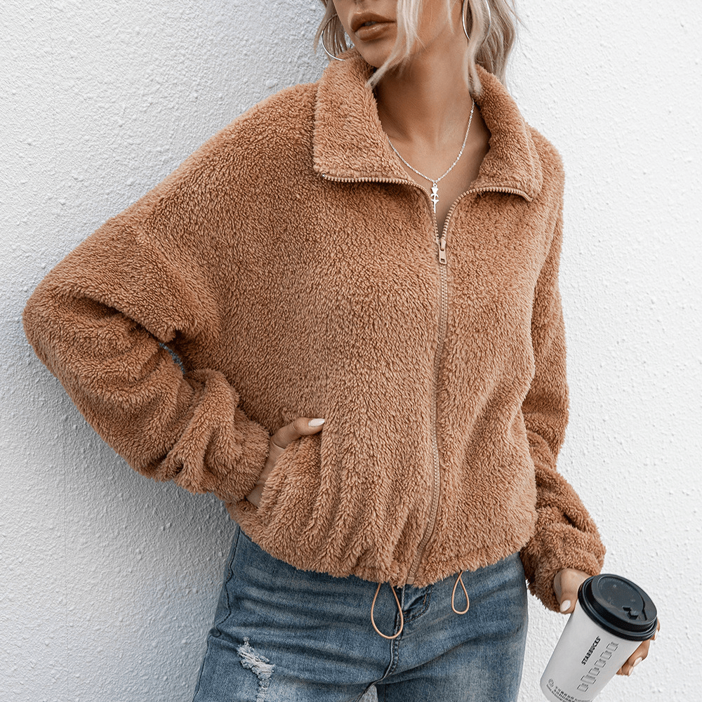 Cozy Fleece Hooded Winter Jacket