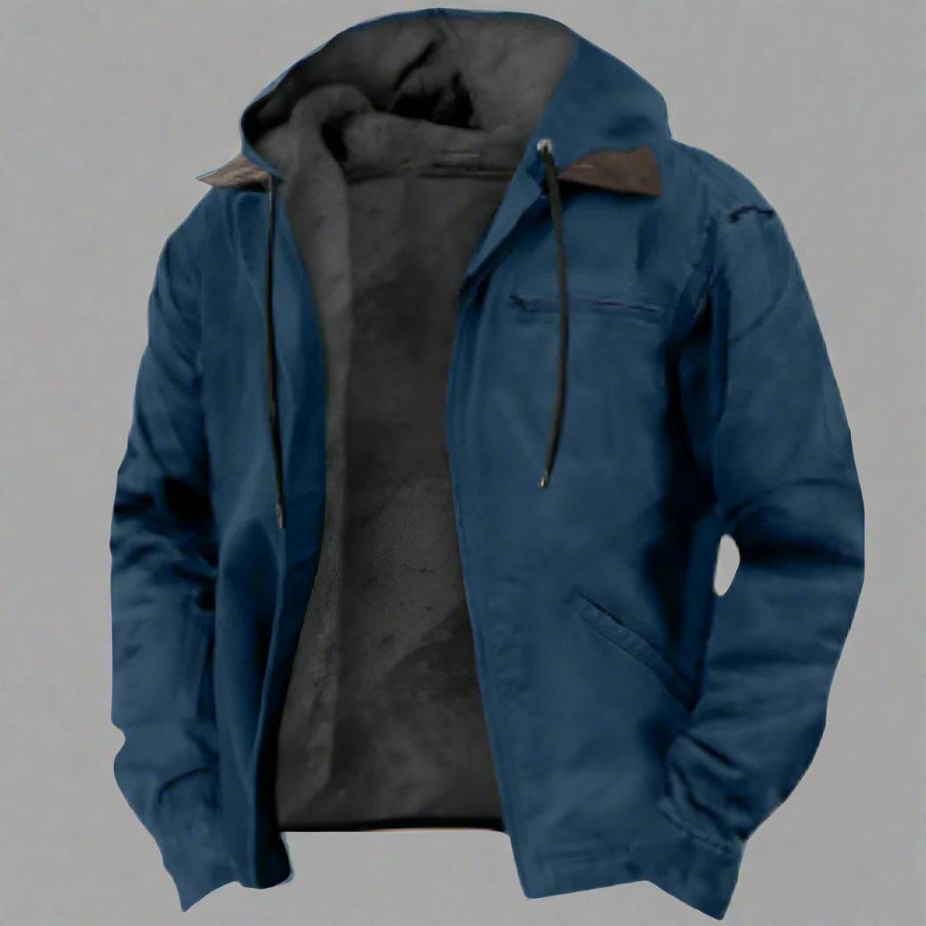 Waterproof Men's Parka Hoodie Coat