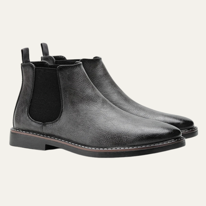 Simple Brown Leather Oxford Shoe