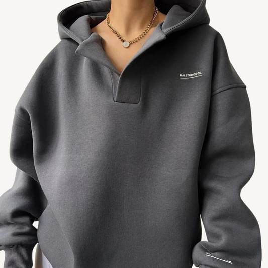 Soft Women's Plus Size Fleece Hoodie - OutfitLondon