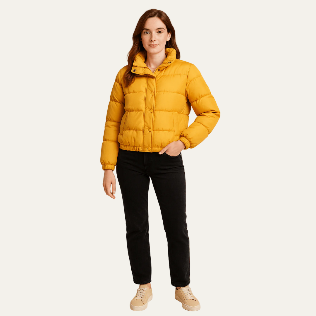 Casual Short Down Filled Jacket