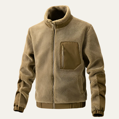 Warm Plush Fleece Men's Coat