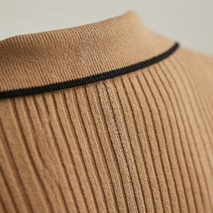 Fitted Long Sleeve Knit Maxi Dress for Women
