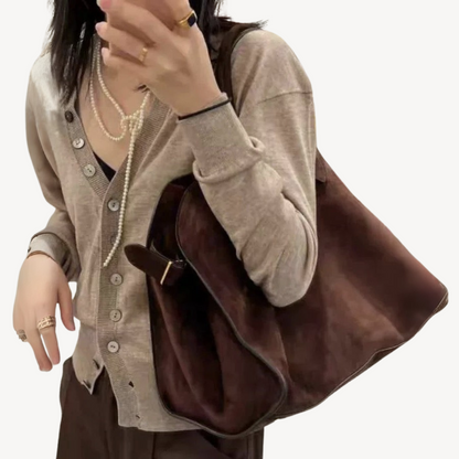 Ladies Classic Tan Leather Handbag