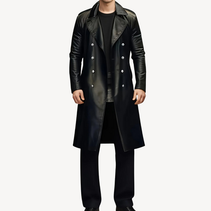 Classic Waterproof Long Coat for Men