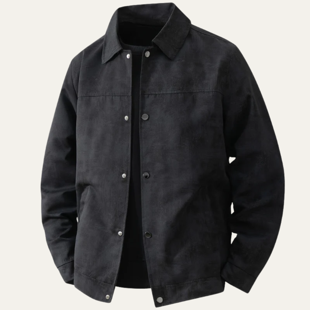 Rugged Worn Look Work Shirt Jacket