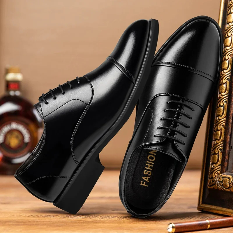 Premium Vegan Leather Mens Shoes for Everyday Wear