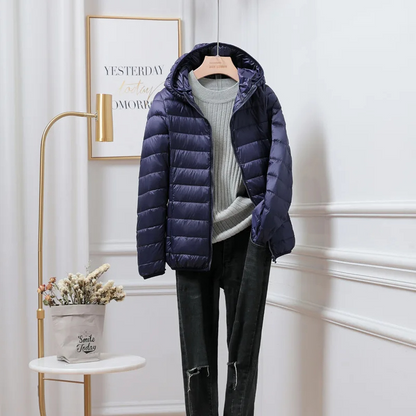 Comfortable Ladies Filled Parka Jacket