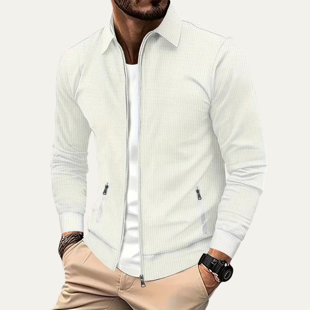 Men's Classic Zip Up Bomber Jacket