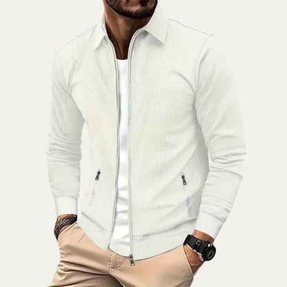 Men's Classic Zip Up Bomber Jacket