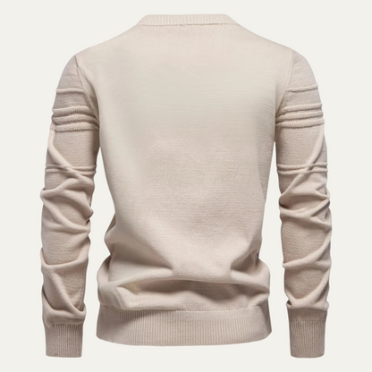 Classic Fit Men's Crew Neck Knitted Sweater