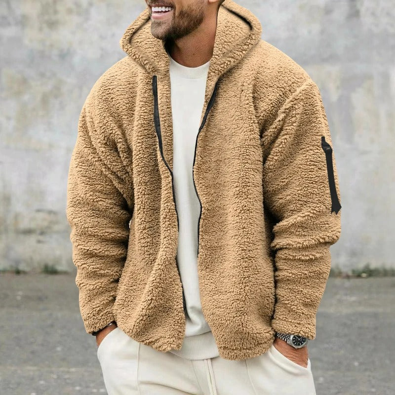 Classic Men's Zip Up Hoodie Jacket