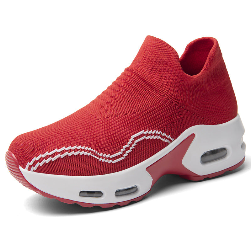 Women's Slip On Breathable Air Cushion Running Shoes