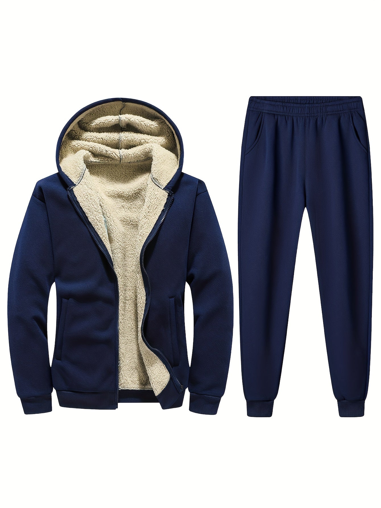 Comfortable Casual Striped Jogger Set for Men