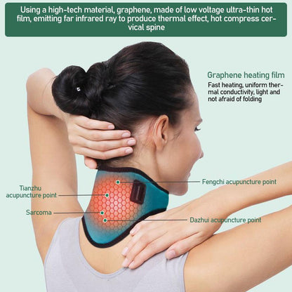 Electric Heating Neck Brace for Pain Relief
