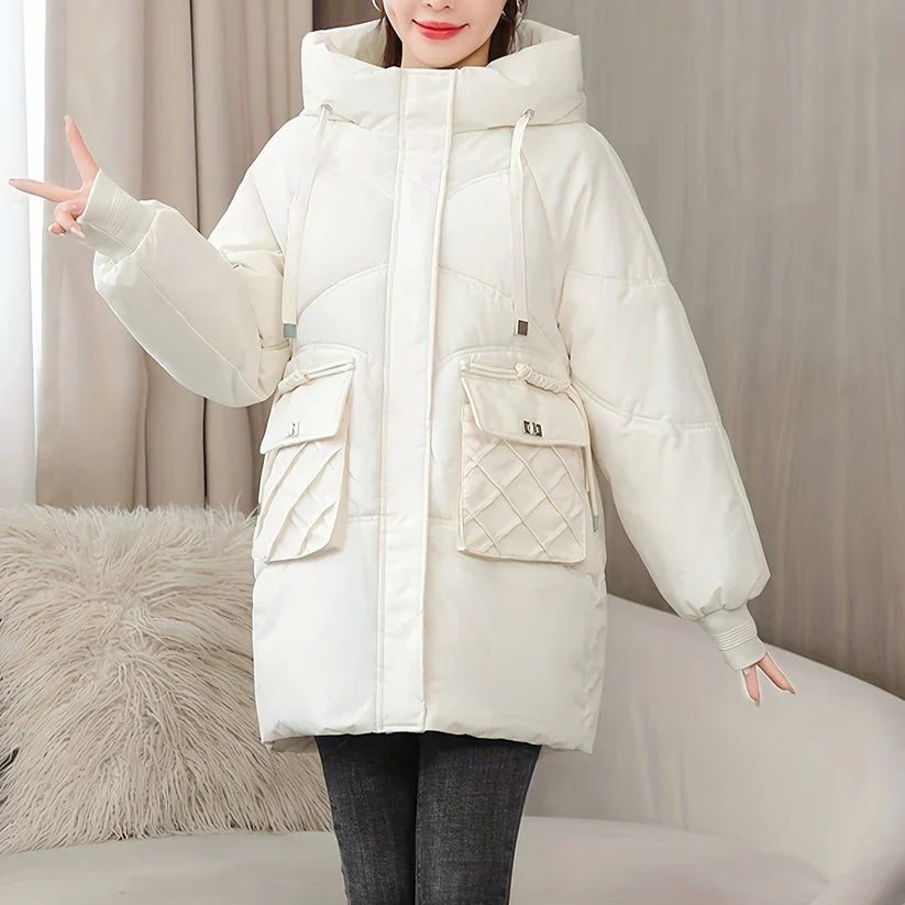Soft Down Filled Parka Coat for Women