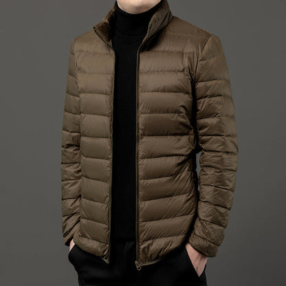 Thin Mens Puffer Coat - OutfitLondon