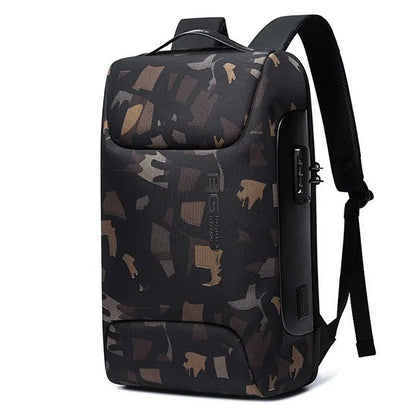 Durable Notebook Rucksack 15.6in Water Resistant Commuter Bag