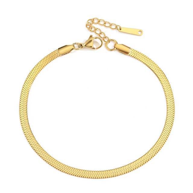 Men's Durable Titanium Steel Snake Chain Bracelet