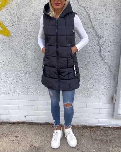 Lightweight Vest Style Puffer Jacket - OutfitLondon