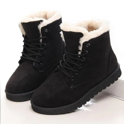 Cozy Waterproof Winter Ankle Boots