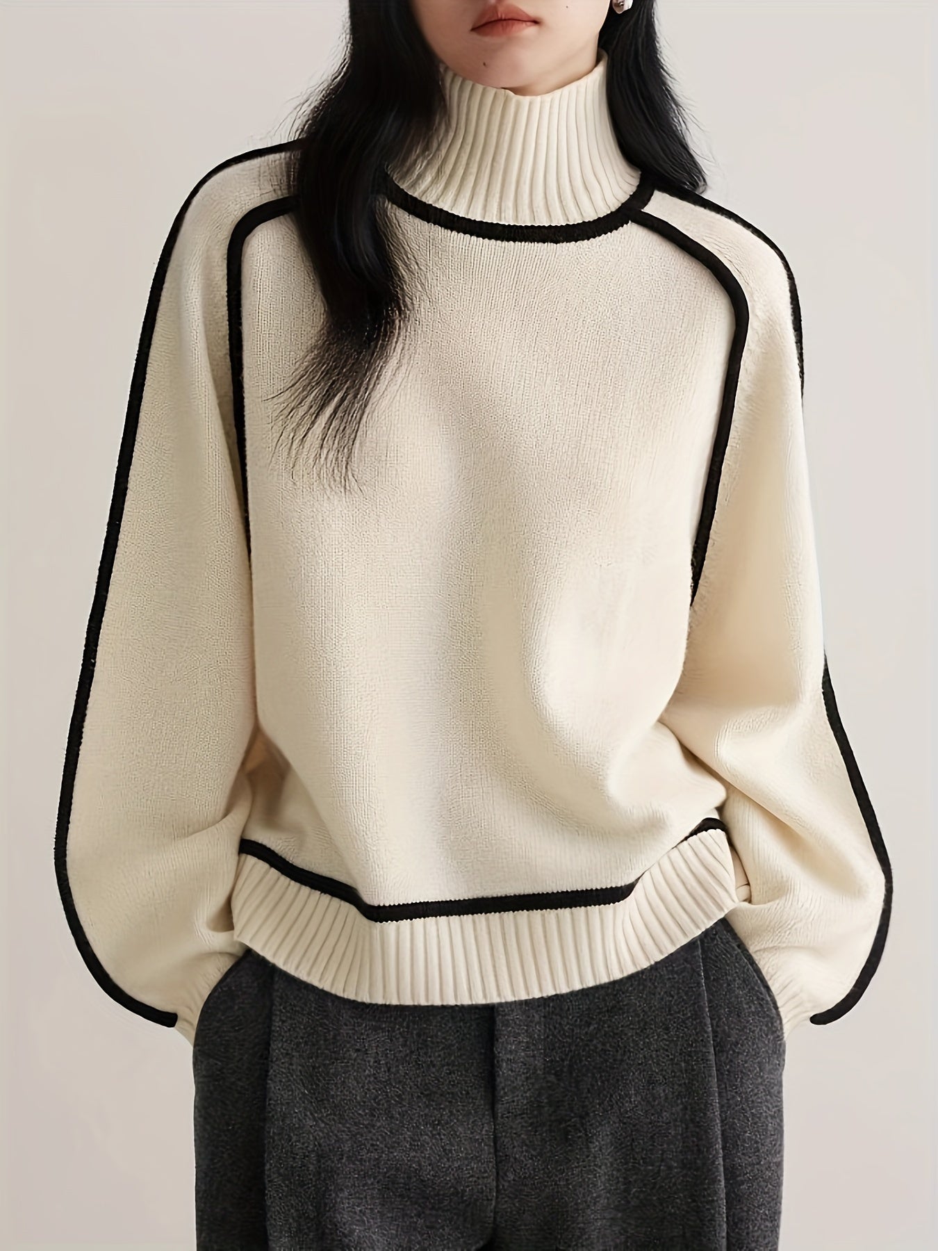 Warm Comfortable Long Sleeve Winter Sweater