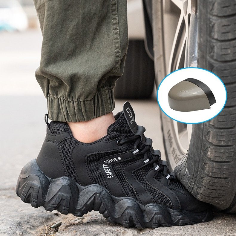 Unisex Orthopedic Shoes Indestructible Solid Sole Reflective Safety Sneakers