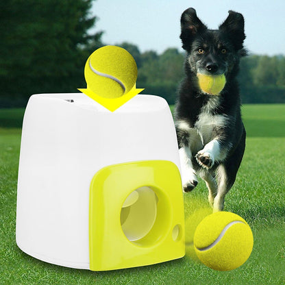 Automatic Interactive Dog Tennis Ball Launcher
