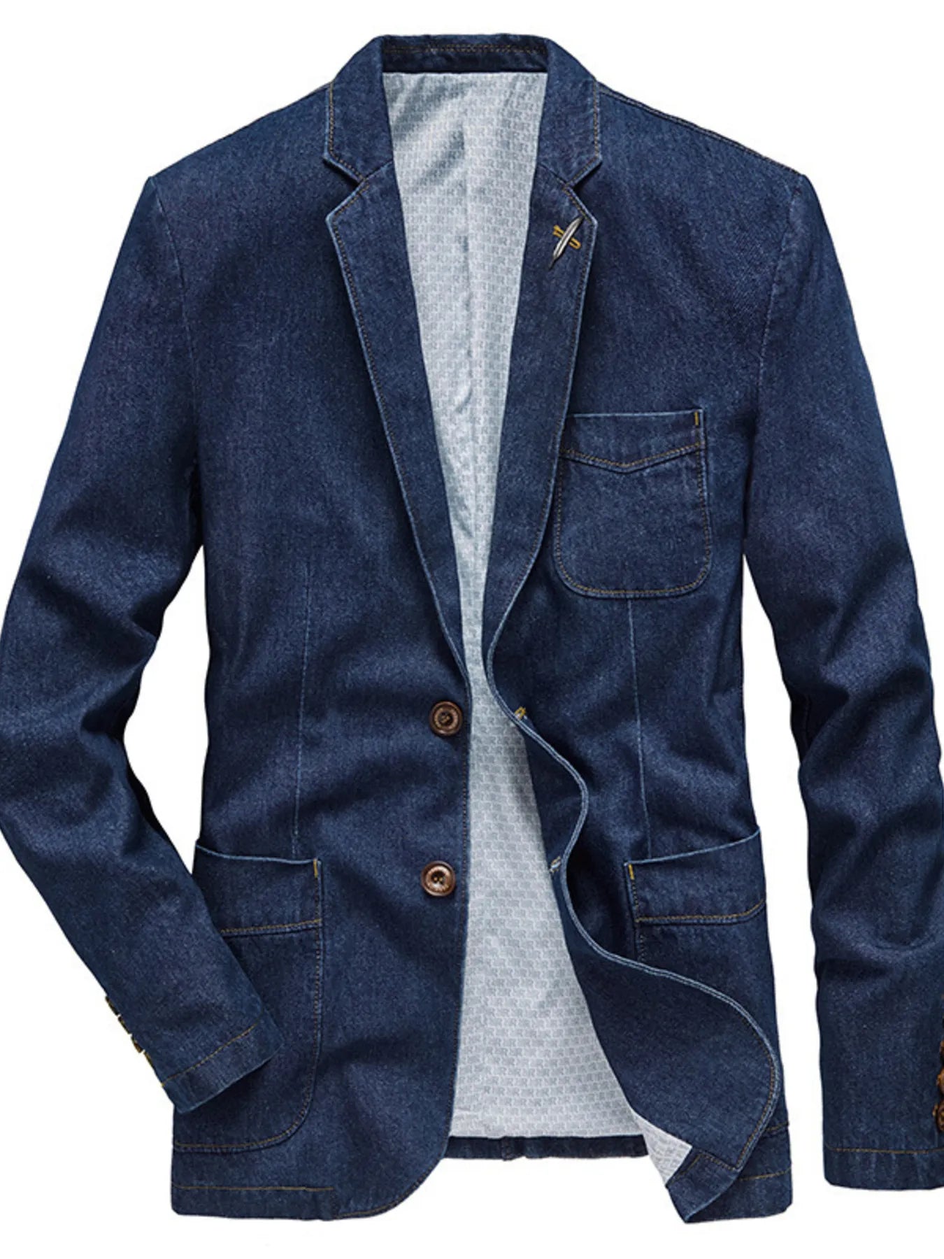 Large Size Slim Fit Jeans Jacket