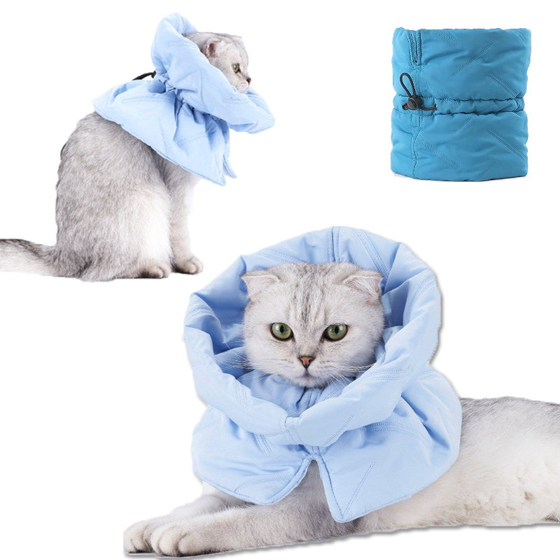 Adjustable Cat Cone Collar,Soft Elizabethan E Collar For Cats After Surgery