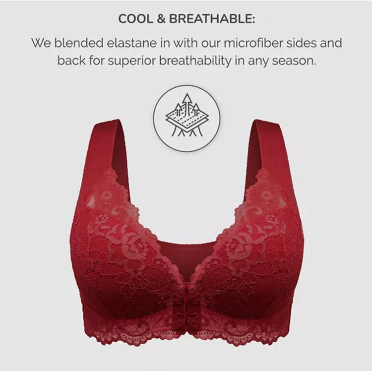 Front Closure 5D Shaping Push Up Bra – Seamless, Beauty Back, Comfy