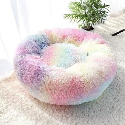 Calming Dog Bed - Comfy Dount Cat And Dog Bed & Anti Anxiety Pet Bed