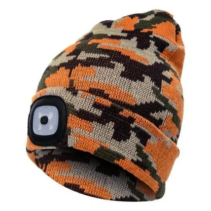 Rechargeable Winter LED Beanie Light