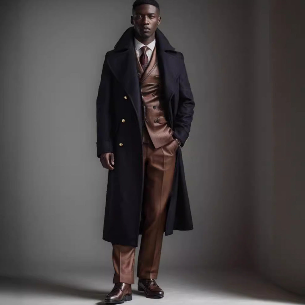 Warm Mens Winter Overcoat - OutfitLondon