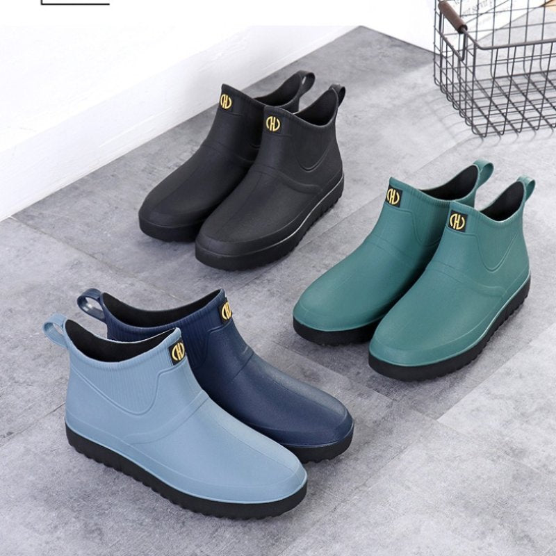 Rain Ankle Boots Slip-on Nonskid Orthopedic Shoes