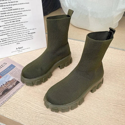 Cozy Cable Knit Ankle Boot Socks