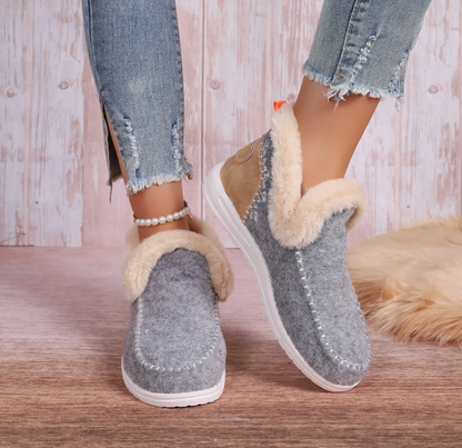 Orthopedic Winter Wool Snow Boots Cozy Winter Slipper