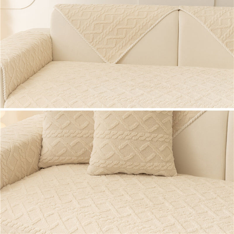 Anti-Slip Sectional Couch Cover,  Thicken Sofa Slipcover