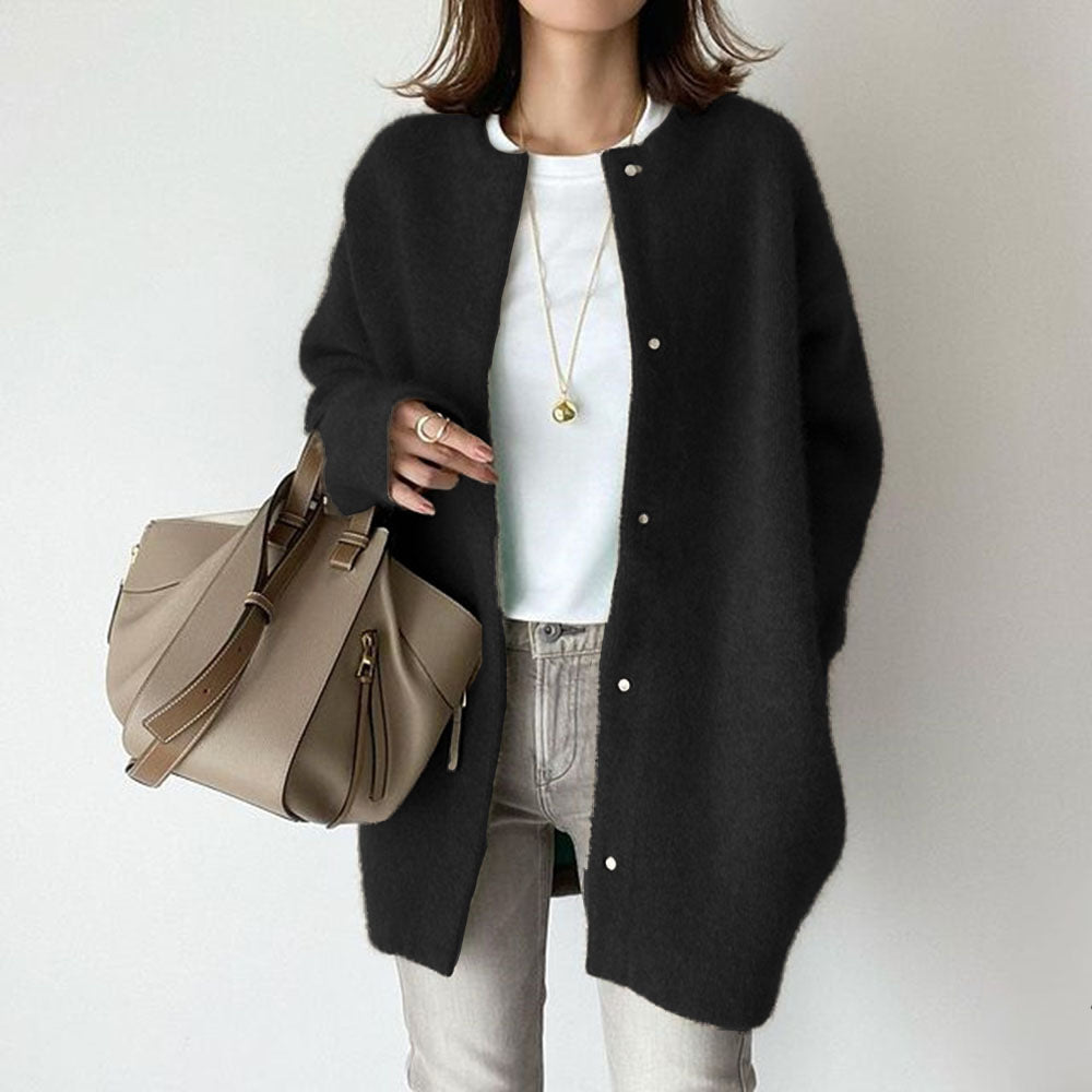 Women's Casual Knitted Longline Cardigan