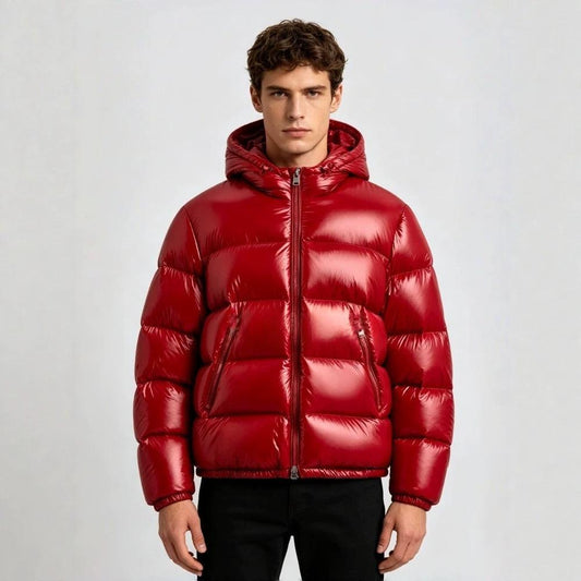 Men's Casual Hooded Puffer Winter Jacket