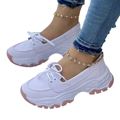 Slip-on Orthopedic Shoes Women Round Toe Walking Sneakers Memory EVA