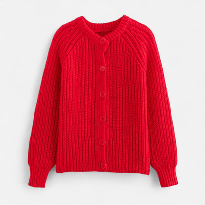 Classic Ladies Knitted Cardigan Sweater
