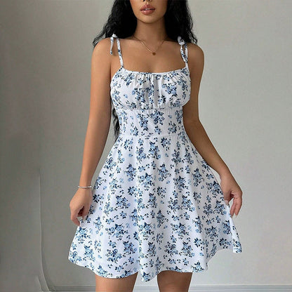 Women's Casual Floral Print A-Line Dress