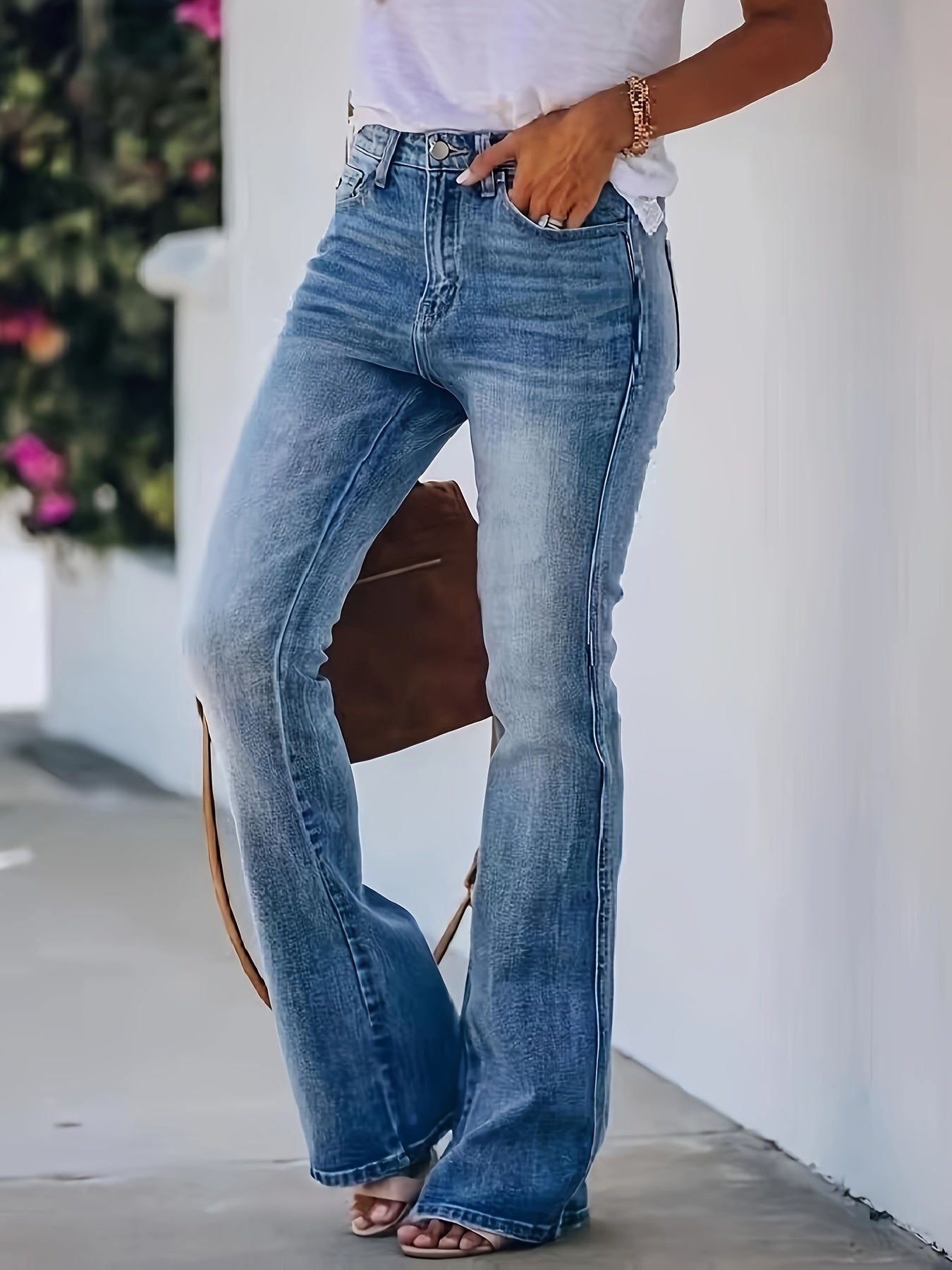 Timeless High-Waist Flare Jeans