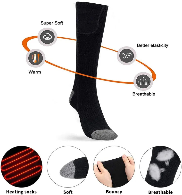 Heated Socks with Remote Control - Unisex