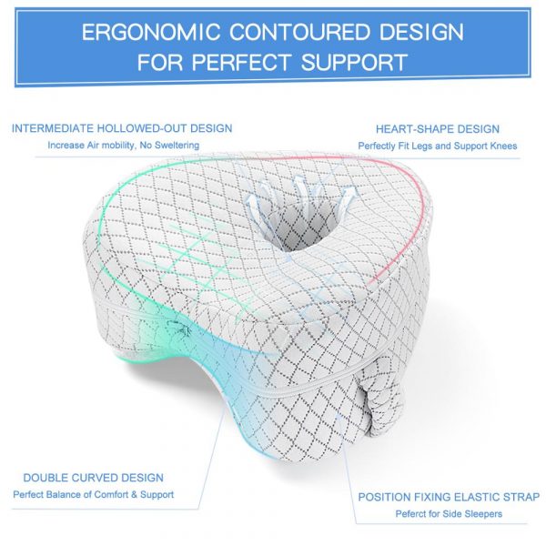 Orthopedic Knee Pillow for Side Sleepers